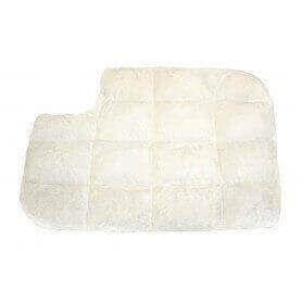 Pillow quilted velcro with cut-out OTHER MEASURE Kissen gesteppt Klett mit Auschnitt ANDERE MAßE