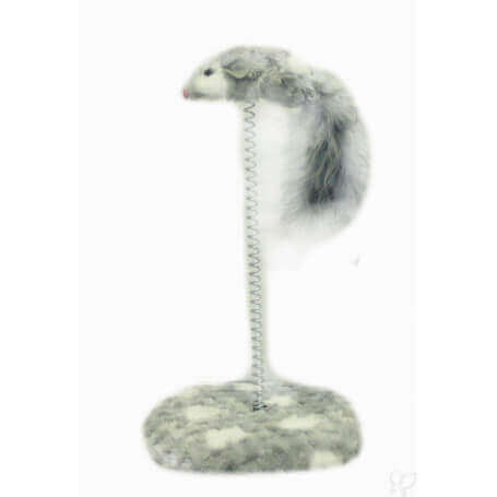 Cat toy "mouse on spiral"