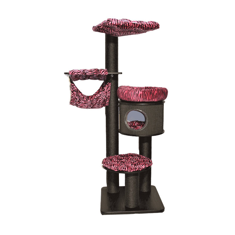 Cat tree Stockholm 180m textile color Microfiber nature white Color