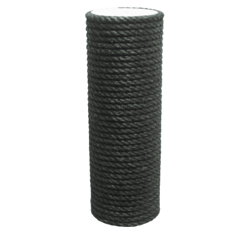 Colonne en sisal Ø 14 cm NOIR