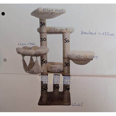 Arbre sur mesure Corbel Eisbär sand