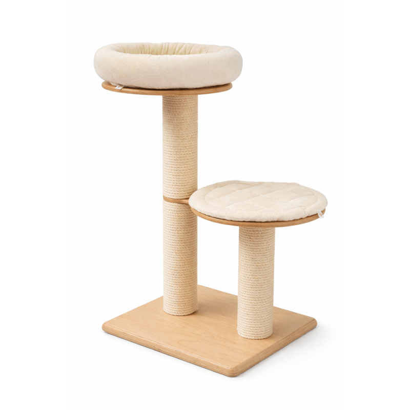 Globlazer Arbre à chat d'angle de 129,5 cm, tour à plusieurs niveaux