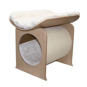 Maison de chat avec bascule
