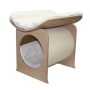 Maison de chat avec bascule