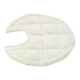 Pad with velcro - Cutout 14 cm Auflage mit Klettstof